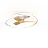 ventilador-techo-mantra-ocean-led-motor-dc-blanco-madera-clara-8235 Ventilador de techo Mantra Ocean Blanco Madera clara Luz LED 78 cm