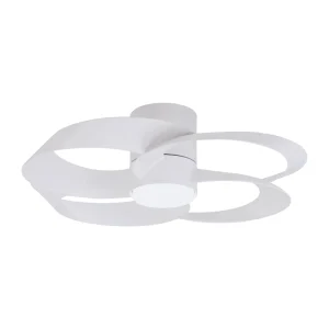 ventilador-techo-mantra-rose-led-motor-dc-4-aspas-8705 Ventilador de techo Mantra Rose Blanco Luz LED 65 cm