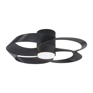 ventilador-techo-mantra-rose-led-motor-dc-4-aspas-8706 Ventilador de techo Mantra Rose Negro Luz LED 65 cm