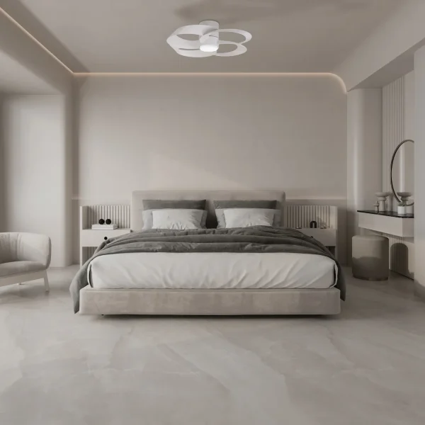 ventilador-techo-mantra-rose-led-motor-dc-mando-blanco-8705 Ventilador de techo Mantra Rose Blanco Luz LED 65 cm