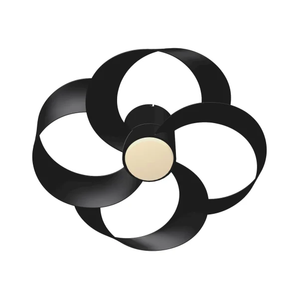 ventilador-techo-mantra-rose-led-motor-dc-negro-8706 Ventilador de techo Mantra Rose Negro Luz LED 65 cm