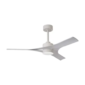 ventilador-techo-mantra-thai-led-motor-dc-3-aspas-8714 Ventilador de techo Mantra Thai Blanco Luz LED 122 cm