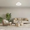 ventilador-techo-mantra-tibet-mini-led-motor-dc-mando-blanco-7804 Ventilador Mantra Tibet MINI Blanco Transparentes Luz LED 53 cm