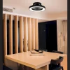 ventilador-techo-mantra-tibet-mini-led-motor-dc-mando-negro-7805 Ventilador Mantra Tibet MINI Negro Transparentes Luz LED 53 cm