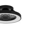 ventilador-techo-mantra-tibet-mini-led-motor-dc-negro-7805 Ventilador Mantra Tibet MINI Negro Transparentes Luz LED 53 cm