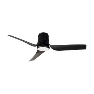 ventilador-techo-mantra-ushuaia-led-motor-dc-3-aspas-8718 Ventilador de techo Mantra Ushuaia Negro Luz LED 133,5 cm