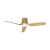 ventilador-techo-mantra-ushuaia-led-motor-dc-3-aspas-madera-clara-8719 Ventilador Mantra Ushuaia Blanco Madera clara Luz LED 133,5 cm