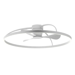 ventilador-techo-mimax-lighting-anil-led-motor-dc-3-aspas Ventilador de techo Mimax Anil blanco luz LED 100 cm
