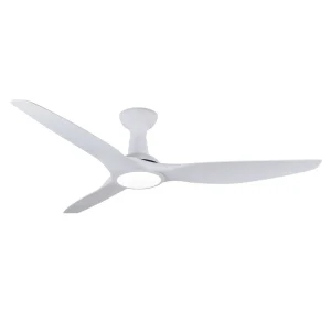 ventilador-techo-mimax-lighting-ponente--led-motor-dc-3-aspas Ventilador de techo Mimax Ponente blanco luz LED 132 cm