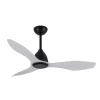 Ventilador de techo Mimax Taku negro Plata Sin luz 122 cm