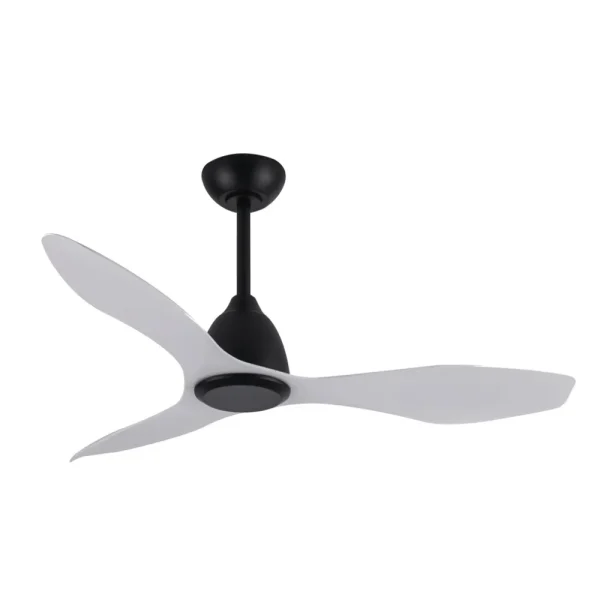 Ventilador de techo Mimax Taku negro Plata Sin luz 122 cm