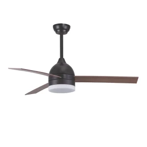 ventilador-techo-mimax-lighting-tramuntana-led-marrón Ventilador de techo Mimax Tramuntana marrón LED 132 cm