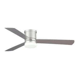 ventilador-techo-mimax-lighting-zonda-led-3-aspas Ventilador de techo Mimax Zonda plata luz LED 132 cm