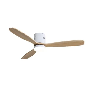 ventilador-techo-narvi-monaco-led-motor-dc-3-aspas-madera-pino-1320wh Ventilador de techo Narvi Mónaco blanco