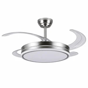 Ventilador de techo retráctil Andiluz New Maui níquel LED