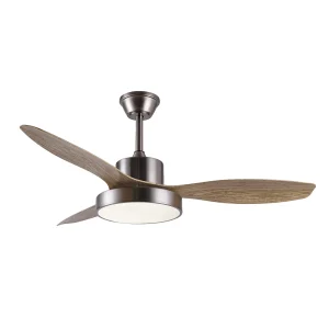 ventilador-techo-p&b-celeste-xl-led-motor-dc-3-aspas-madera-clara-pb50272 Ventilador de techo P&B Celeste XL níquel madera LED 120 cm