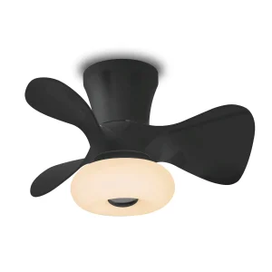 ventilador-techo-p&b-dubi-led-motor-dc-3-aspas-pb80122 Ventilador de techo P&B Dubi negro LED 55 cm