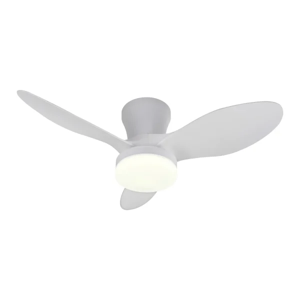Ventilador de techo P&B Emily S blanco LED 80 cm