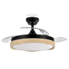 ventilador-techo-retractil-abrila-blondi-led-motor-dc-3-aspas-negro-madera-208791385 Ventilador retráctil Abrila Blondi negro madera luz LED 49-107 cm