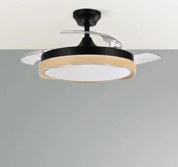 ventilador-techo-retractil-abrila-blondi-led-motor-dc-mando-negro-madera-208791385 Ventilador retráctil Abrila Blondi negro madera luz LED 49-107 cm