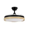 ventilador-techo-retractil-abrila-blondi-led-motor-dc-negro-madera-208791385 Ventilador retráctil Abrila Blondi negro madera luz LED 49-107 cm