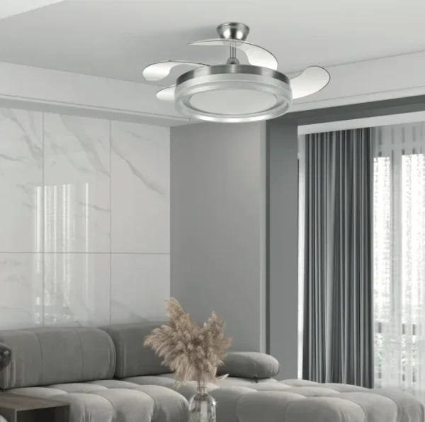 ventilador-techo-retractil-abrila-cerrato-led-motor-dc-mando-niquel-gris-208691303 Ventilador retráctil Abrila Cerrato níquel gris luz LED 50-107 cm