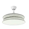ventilador-techo-retractil-abrila-decor-led-motor-dc-blanco-264390101 Ventilador retráctil Abrila Decor blanco textil lineas LED 49-108 cm
