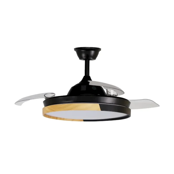 ventilador-techo-retractil-abrila-emperador-led-motor-dc-3-aspas-negro-oro-214491388 Ventilador retráctil Abrila Emperador negro madera luz LED