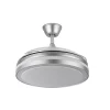 Ventilador retráctil Abrila Esparta Plus plata luz LED 50-107 cm