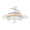 ventilador-techo-retractil-abrila-gladiator-led-motor-dc-mando-blanco-madera-242591368 Ventilador retráctil Abrila Gladiator blanco madera LED 50-107 cm