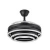 ventilador-techo-retractil-abrila-kai-led-mando-motor-dc-negro-183193401 Ventilador retráctil Abrila Kai negro luz LED 50-107 cm