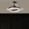 ventilador-techo-retractil-abrila-maracana-led-mando-app-motor-dc-negro-242791309 Ventilador retráctil Abrila Maracana negro luz LED 50-107 cm