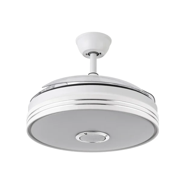 ventilador-techo-retractil-abrila-matanuska-altavoz-led-motor-dc-blanco-142791401 Ventilador retráctil Abrila Matanuska blanco luz LED 55-108 cm