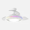 ventilador-techo-retractil-abrila-pitufo-led-motor-dc-3-aspas-blanco-242891368 Ventilador retráctil Abrila Pitufo blanco luz LED 50-107 cm