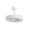 ventilador-techo-retractil-alemar-bribon-led-motor-dc-blanco-plata-16024 Ventilador retráctil Alemar Bribon blanco plata luz LED 48-106 cm
