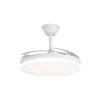 ventilador-techo-retractil-alemar-creta-led-motor-dc-blanco-16026 Ventilador retráctil Alemar Creta blanco luz LED 50-107 cm