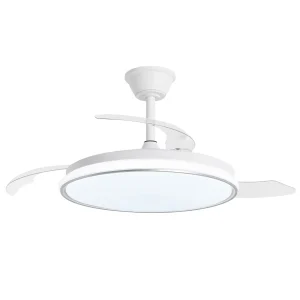 ventilador-techo-retractil-alemar-dublin-led-motor-dc-3-aspas-blanco-plata-16002 Ventilador retráctil Alemar Dublin blanco plata luz LED 50-107 cm