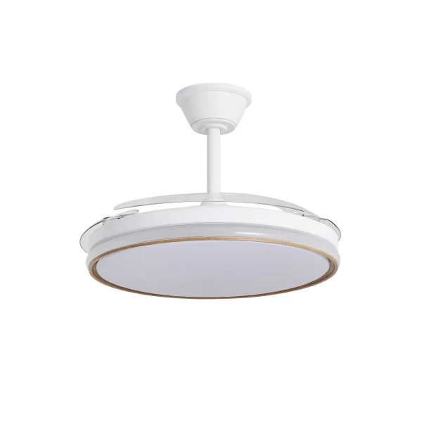 ventilador-techo-retractil-alemar-dublin-led-motor-dc-blanco-madera-16003 Ventilador retráctil Alemar Dublin blanco madera clara LED 50-107 cm