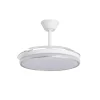 ventilador-techo-retractil-alemar-dublin-led-motor-dc-blanco-plata-16002 Ventilador retráctil Alemar Dublin blanco plata luz LED 50-107 cm