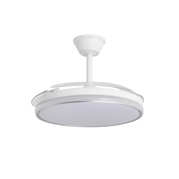 ventilador-techo-retractil-alemar-dublin-led-motor-dc-blanco-plata-16002 Ventilador retráctil Alemar Dublin blanco plata luz LED 50-107 cm