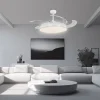 ventilador-techo-retractil-alemar-henry-led-mando-motor-dc-blanco-11568 Ventilador retráctil Alemar Henry blanco luz LED 60-132 cm