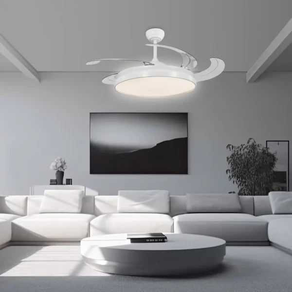 ventilador-techo-retractil-alemar-henry-led-mando-motor-dc-blanco-11568 Ventilador retráctil Alemar Henry blanco luz LED 60-132 cm