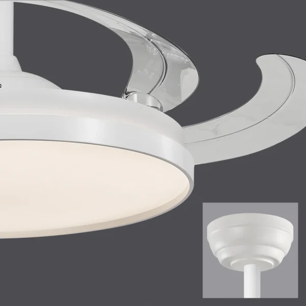 ventilador-techo-retractil-alemar-henry-led-motor-dc-mando-blanco-11568 Ventilador retráctil Alemar Henry blanco luz LED 60-132 cm