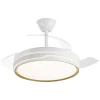 ventilador-techo-retractil-alemar-lima-led-motor-dc-3-aspas-blanco-filo-16008 Ventilador retráctil Alemar Lima blanco filo oro luz LED 50-106 cm