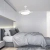 ventilador-techo-retractil-alemar-lima-led-motor-dc-blanco-filo-16009 Ventilador retráctil Alemar Lima blanco filo negro luz LED 50-106 cm