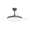 Ventilador retráctil Alemar Mini Malta café luz LED