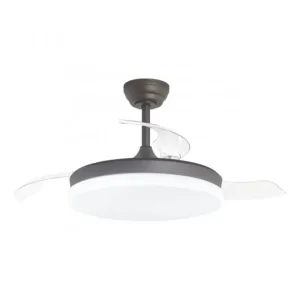 ventilador-techo-retractil-alemar-malta-mini-cafe-motor-dc-3-aspas-16005 Ventilador retráctil Alemar Mini Malta café luz LED