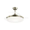 Ventilador retráctil Alemar Malta mini cuero led