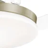 Ventilador retráctil Alemar Malta Mini cuero luz LED 40-91 cm