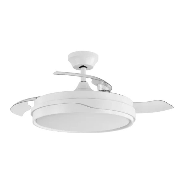 ventilador-techo-retractil-alemar-nelo-led-motor-dc-mando-blanco-11533 Ventilador retráctil Alemar Nelo blanco luz LED 50-107 cm